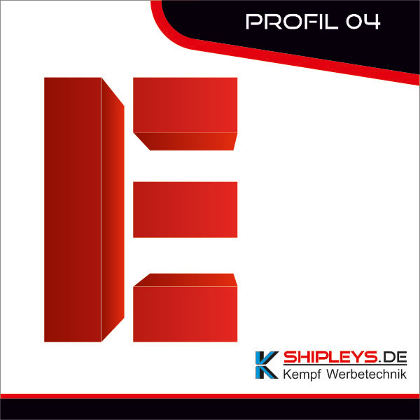 shipleys - Kempf Werbetechnik - Profilbuchstaben - P04