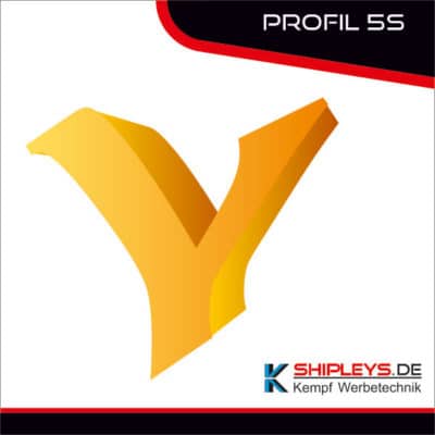 shipleys - Kempf Werbetechnik - Profilbuchstaben - P5S - mit Acrylscheibe - mit LED beleuchtet